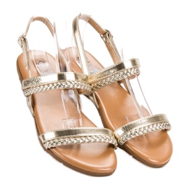 Cm Paris Alkalmi szandál sárga 1