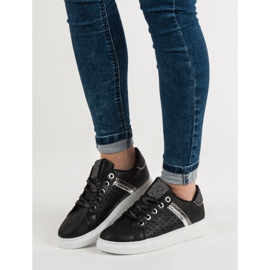 Divatos sportcipő fekete 1