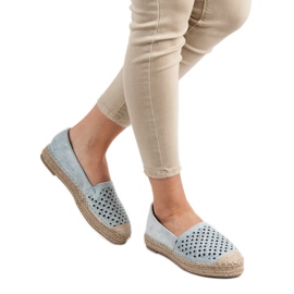 VICES Suede Espadrilles kék 2