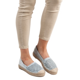 VICES Suede Espadrilles kék 1