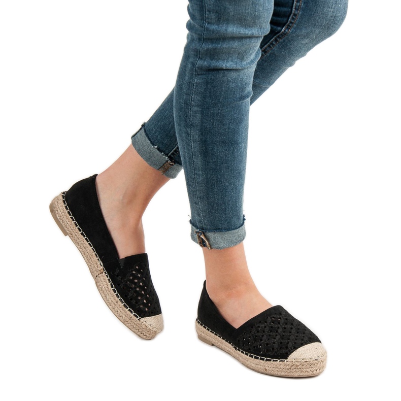 VICES Suede Espadrilles fekete 1 VICES Suede Espadrilles fekete 1