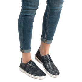 Filippo Fűzött bőr csizma kék sokszínű 1 Filippo Fűzött bőr csizma kék sokszínű 1