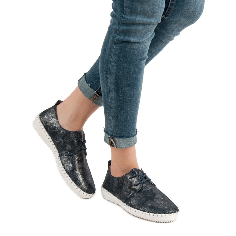 Filippo Fűzött bőr csizma kék sokszínű 2 Filippo Fűzött bőr csizma kék sokszínű 2