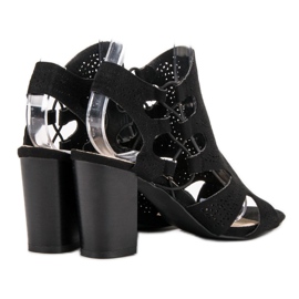 Goodin Divatos fekete szandál 1