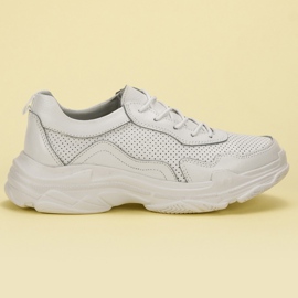 Goodin Fehér bőr cipők 2