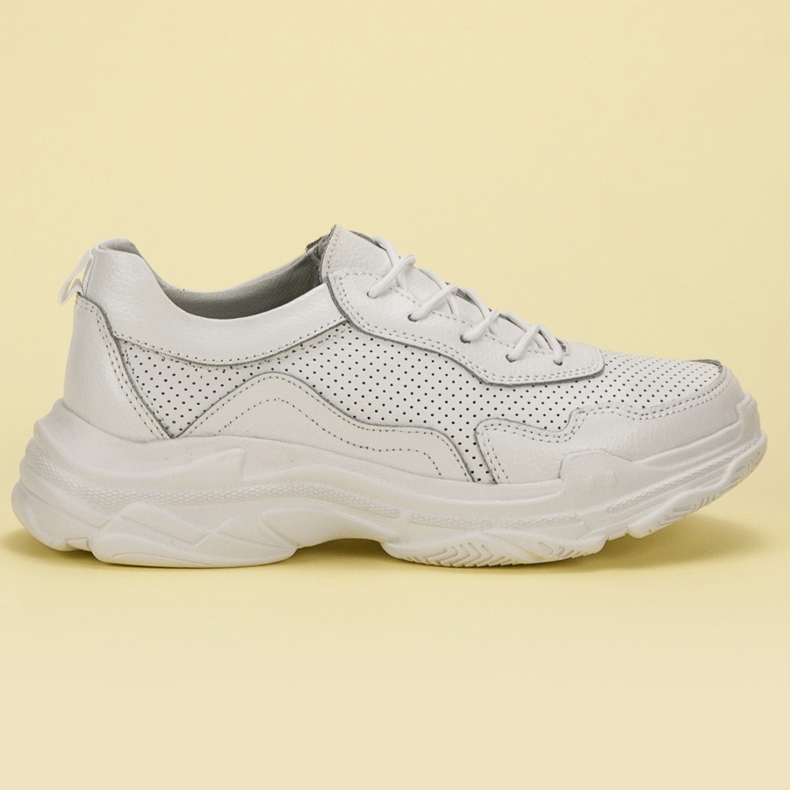 Goodin Fehér bőr cipők 2