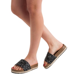 Goodin Divatos női papucs fekete 1