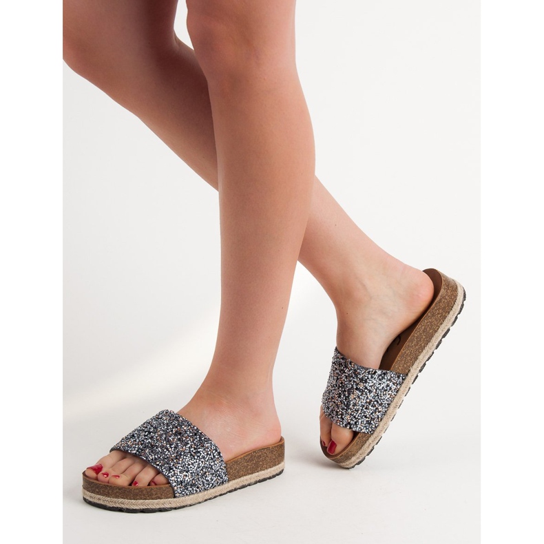 Goodin Divatos női papucs szürke 1