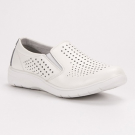 Kylie Fehér bőr cipő 1