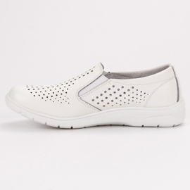 Kylie Fehér bőr cipő 2