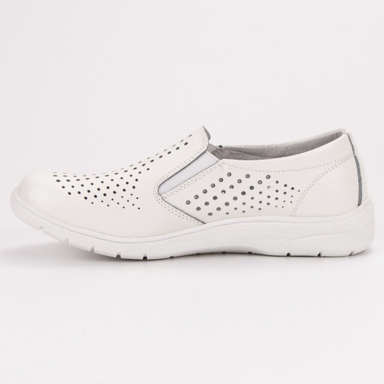 Kylie Fehér bőr cipő 2