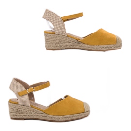 Kylie Ék -espadrillák sárga 1 Kylie Ék -espadrillák sárga 1