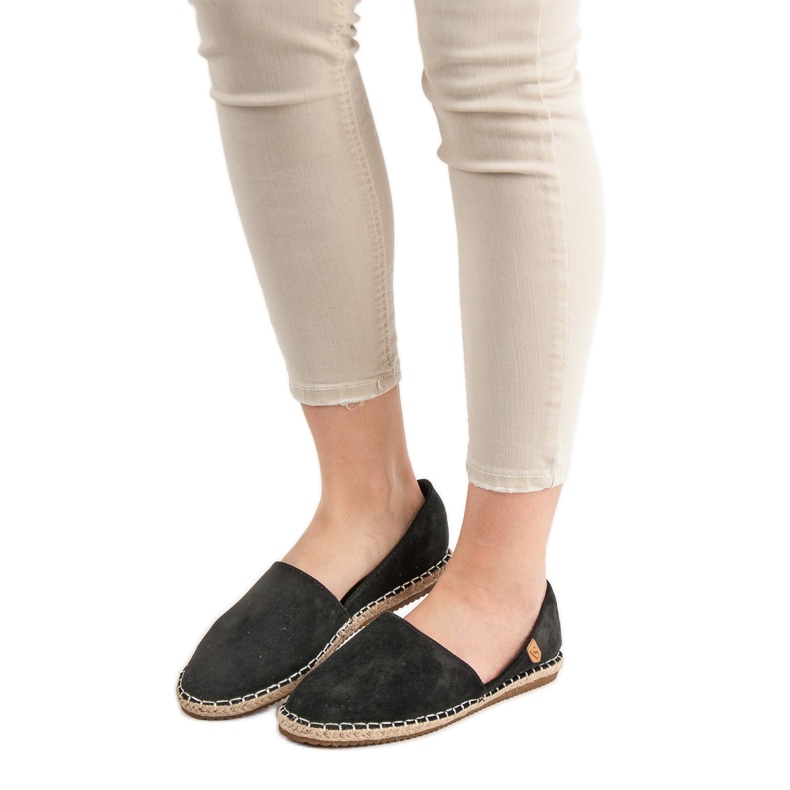 VICES Suede Espadrilles fekete 1