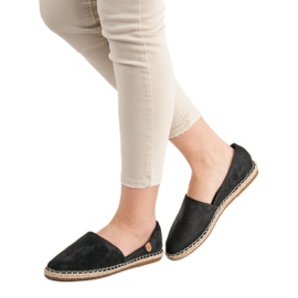 VICES Suede Espadrilles fekete 2