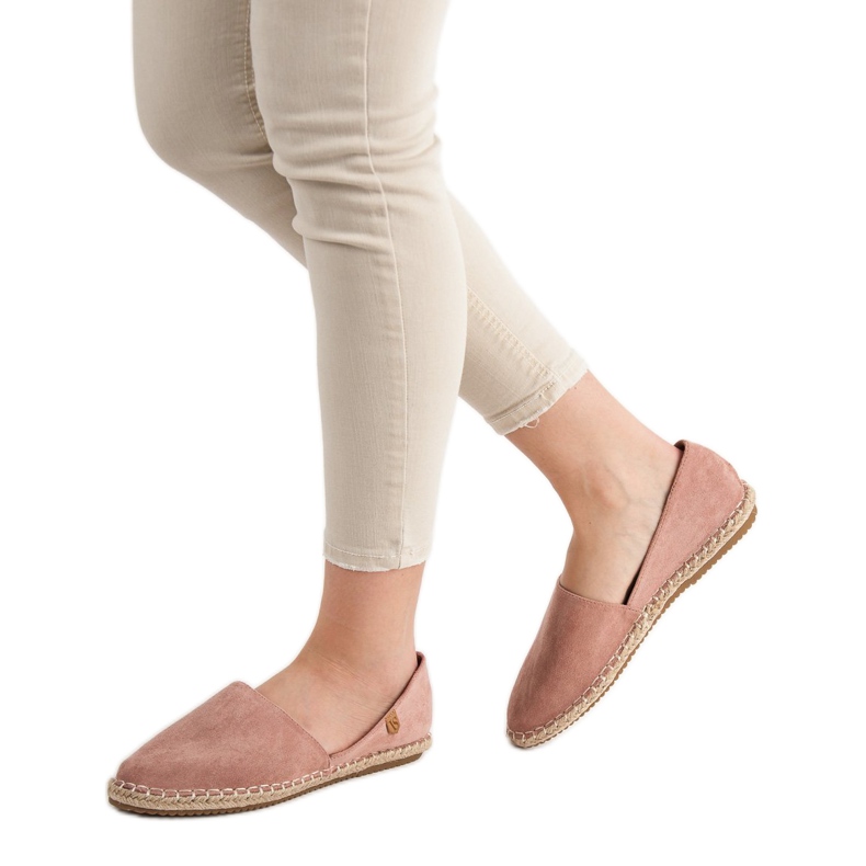VICES Suede Espadrilles rózsaszín 1
