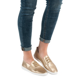 Super Mode Arany Cipők aranysárga 2