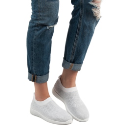 SHELOVET Textil sportcipő fehér 1