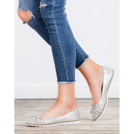 SHELOVET Alkalmi balerinák szürke 1