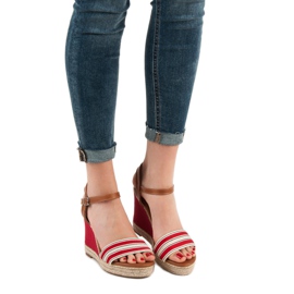Primavera Alkalmi ék szandál piros 2