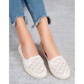 Fehér Slip On VICES cipők 2