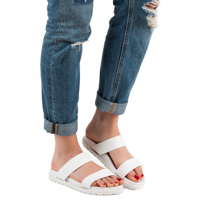 Seastar Fényes papucs fehér 1 Seastar Fényes papucs fehér 1