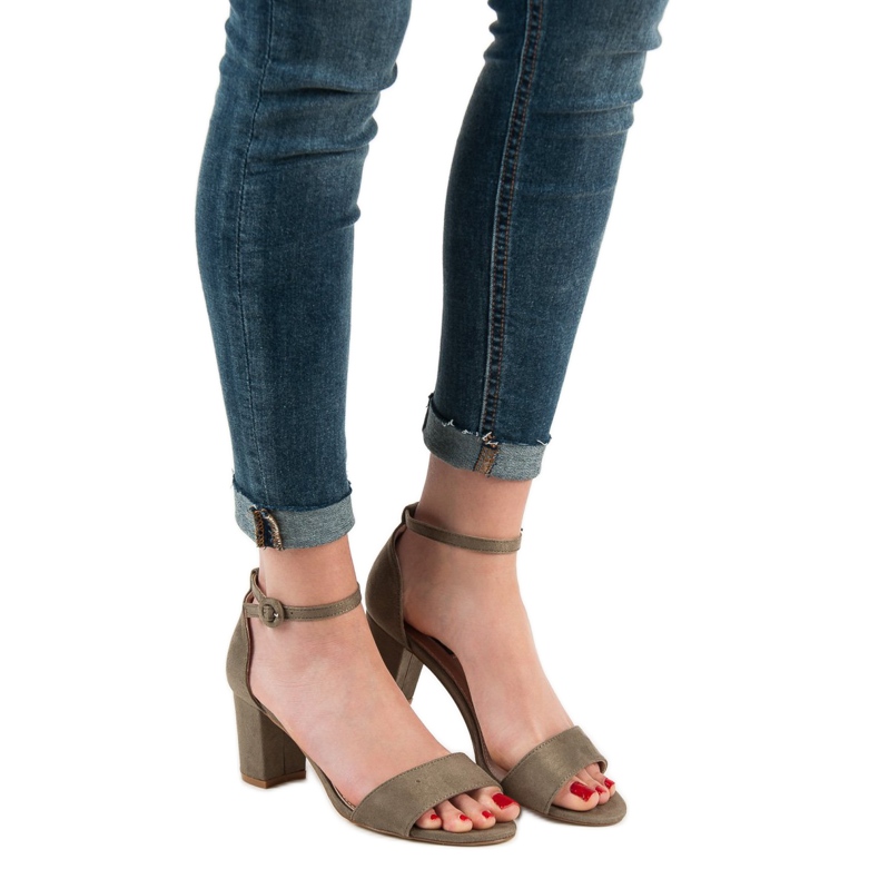 Stílusos VICES szandál zöld 2