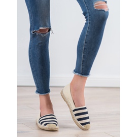 BELLAMILA Csíkos espadrillák barna 2 BELLAMILA Csíkos espadrillák barna 2