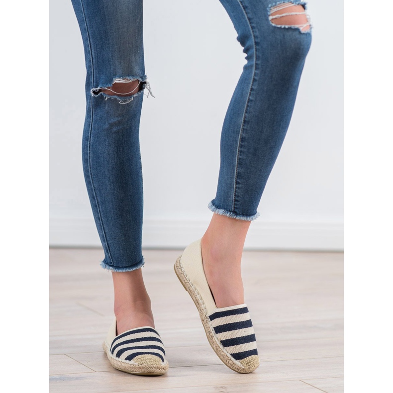 BELLAMILA Csíkos espadrillák barna 2 BELLAMILA Csíkos espadrillák barna 2