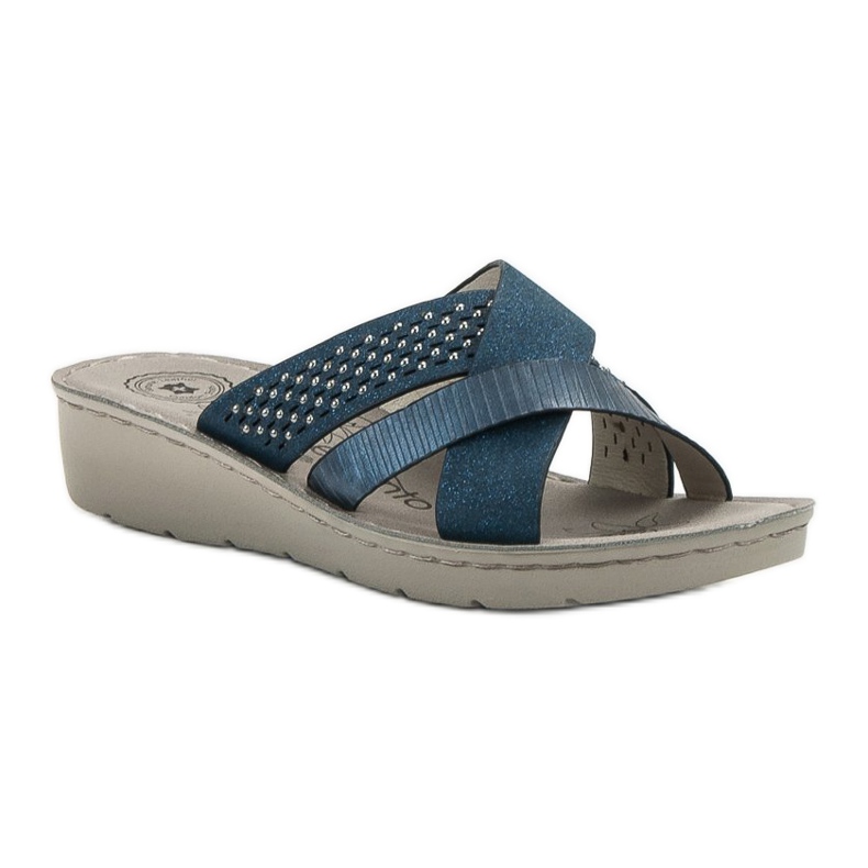 Evento Kényelmes kék papucs 1