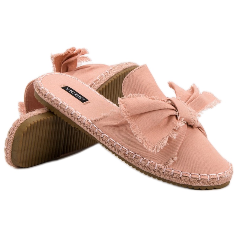 Beépített VICES papucs rózsaszín 2