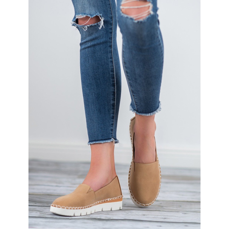 VICES női csúszós cipő barna 1