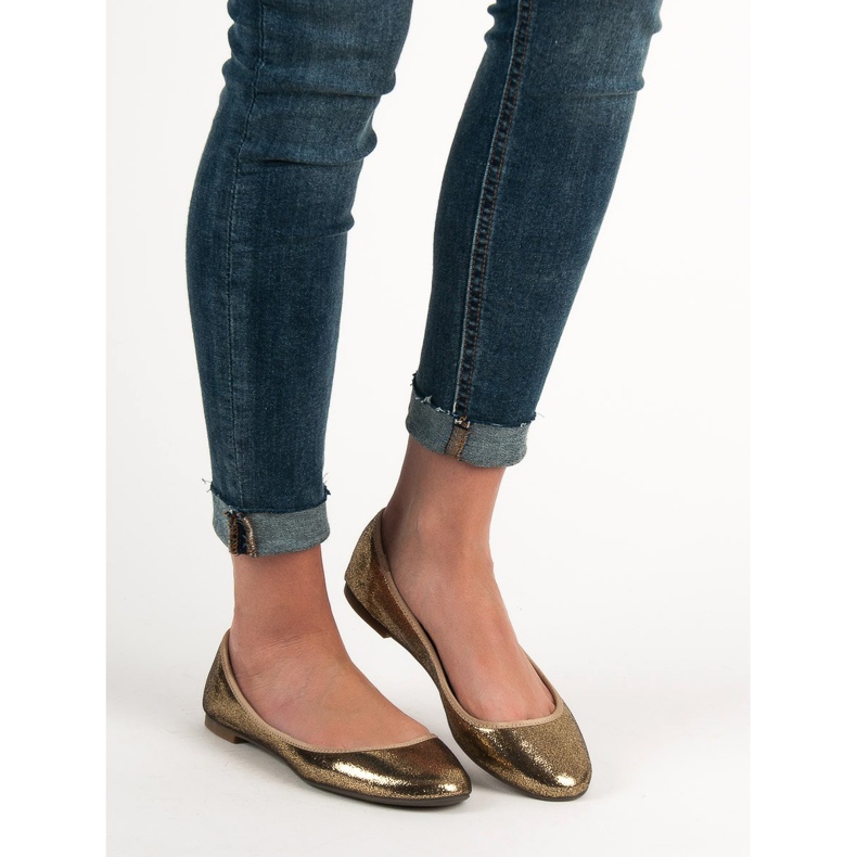SHELOVET Arany balerina aranysárga 1