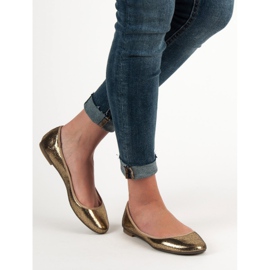 SHELOVET Arany balerina aranysárga 2