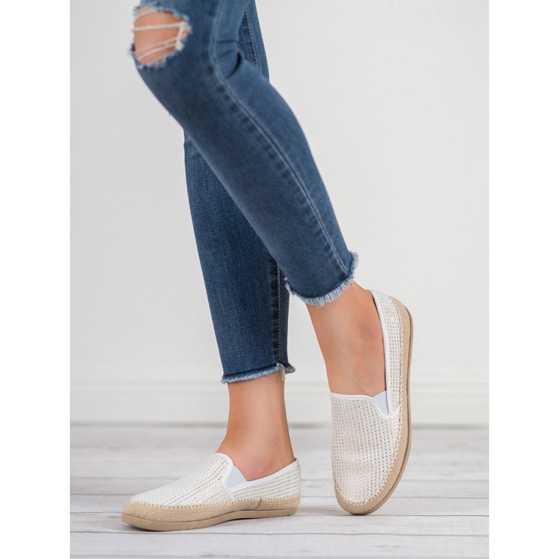 SHELOVET Fehér espadrillák 1 SHELOVET Fehér espadrillák 1