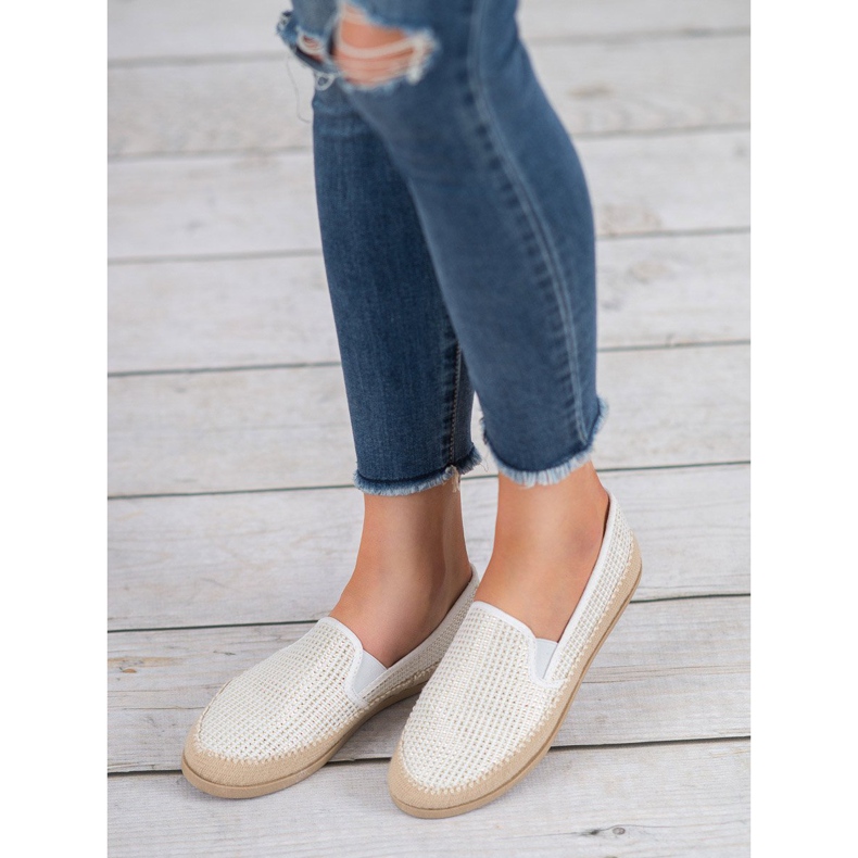 SHELOVET Fehér espadrillák 2 SHELOVET Fehér espadrillák 2