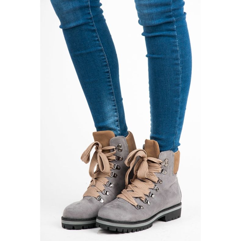 Vices Sötétszürke Velúr Trappers 1