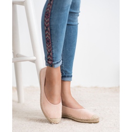 Marquiz Velúr balerinák rózsaszín 1