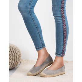 Marquiz Velúr balerinák szürke 2