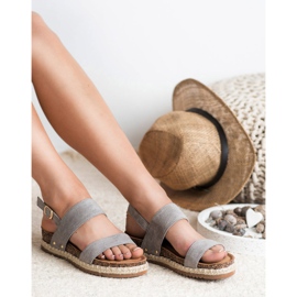 Bestelle Csillogó Szandál barna szürke 2