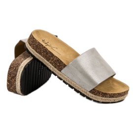 Sergio Todzi Kényelmes női papucs szürke 1