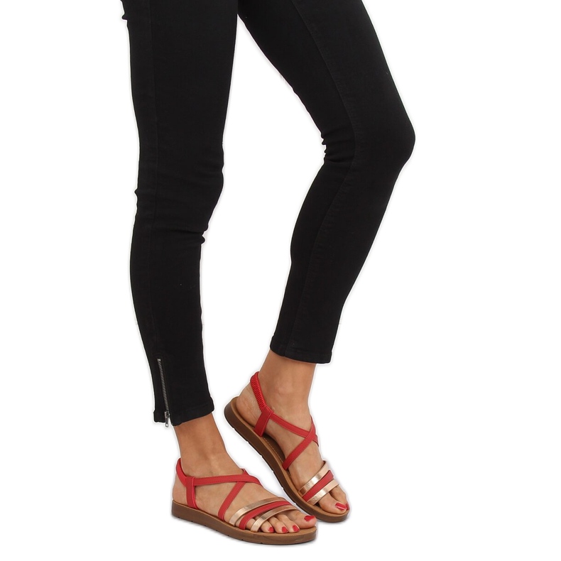 Piros női szandál 2220 Piros 2