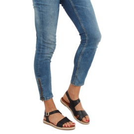 Fekete női szandál H-7 Fekete 1