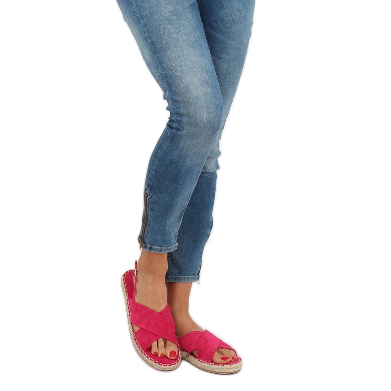 Fuchsia espadrilles szandál YJ-2M12 Fuchsia rózsaszín 1