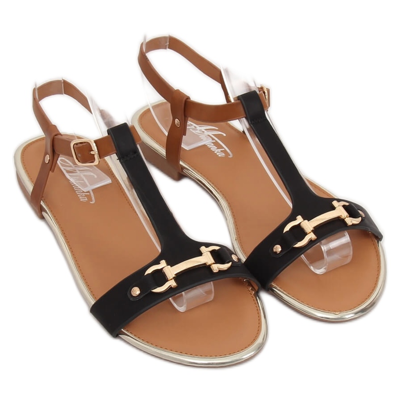 Fekete női szandál 127-97 Fekete barna 1