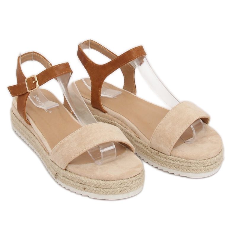 Bézs espadrilles szandál Y-8224 Bézs 2 Bézs espadrilles szandál Y-8224 Bézs 2