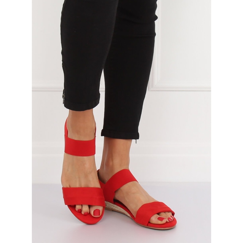Szandál espadrilles red 9R71 Red piros 2
