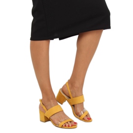 Sárga magas sarkú szandál 660-1 / SA-2 Sárga 1 Sárga magas sarkú szandál 660-1 / SA-2 Sárga 1