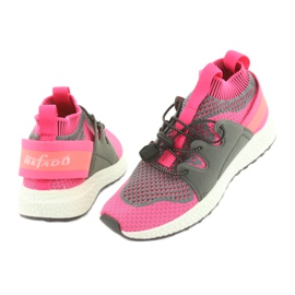 Befado gyermekcipő 516X030 narancssárga rózsaszín szürke 4