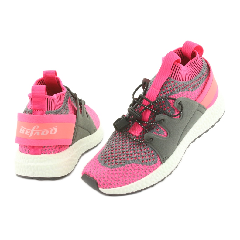 Befado gyermekcipő 516X030 narancssárga rózsaszín szürke 4