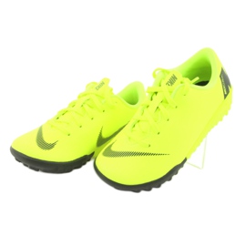 Nike Mercurial VaporX 12 Academy Tf Jr AH7353-701 futballcipő sárga 3